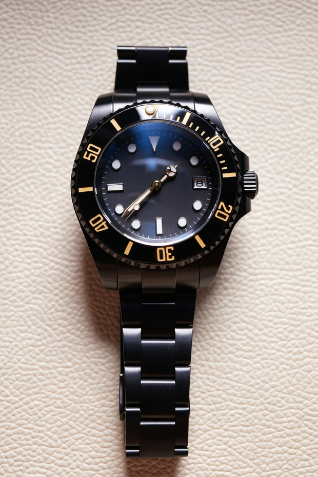 Black PVD Custom Diver Automatic Watch