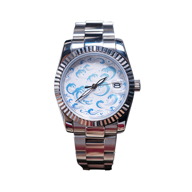 Blue Wave Custom NH35 Wrist Watch