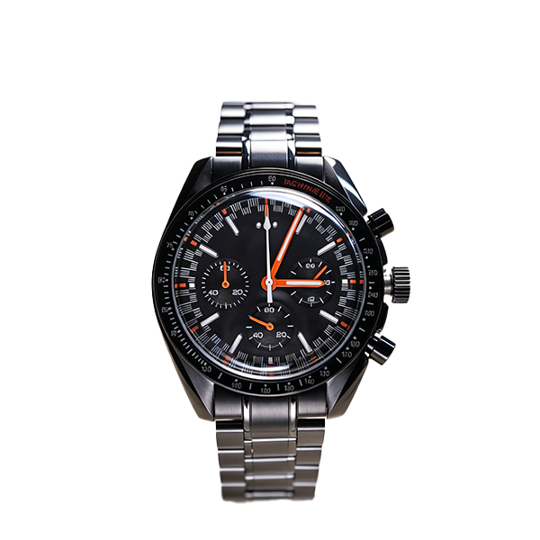 Black PVD Custom Racing Chronograph Watch