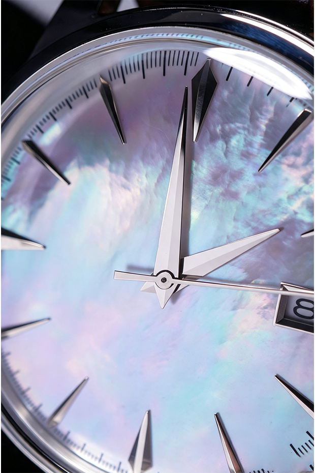 Custom NH35 Dress Watch | MOP Dial, Exhibition Case‑Back