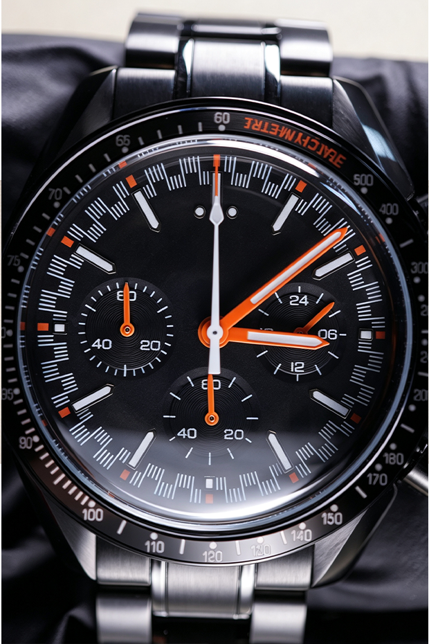 Black PVD Custom Racing Chronograph Watch
