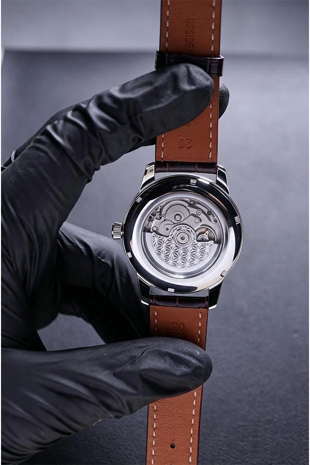 Custom NH35 Dress Watch | MOP Dial, Exhibition Case‑Back