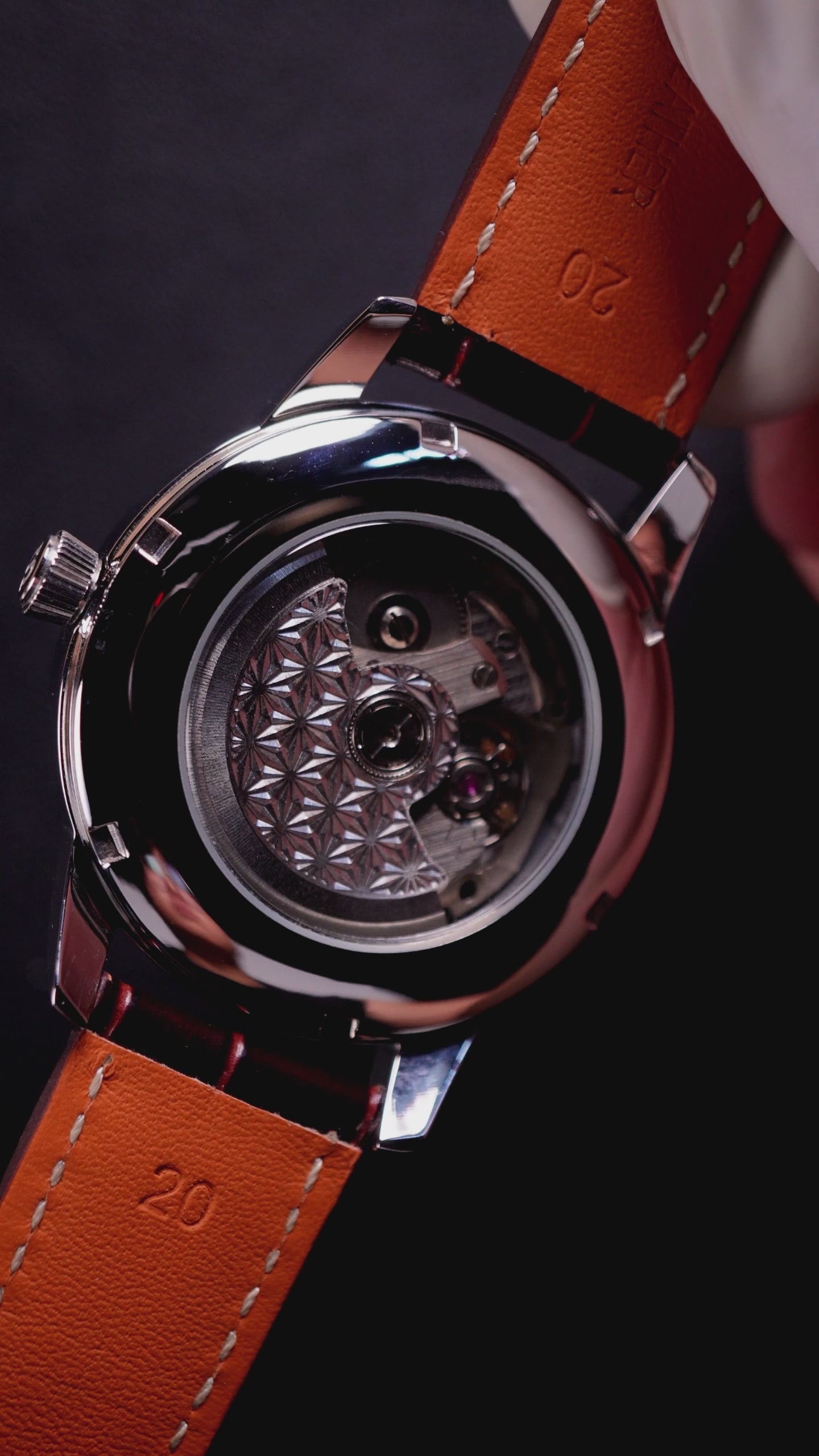 Two‑Tone Custom NH35A Watch, MOP Dial